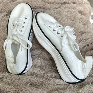 Zara Knit Platform Sneakers - 41